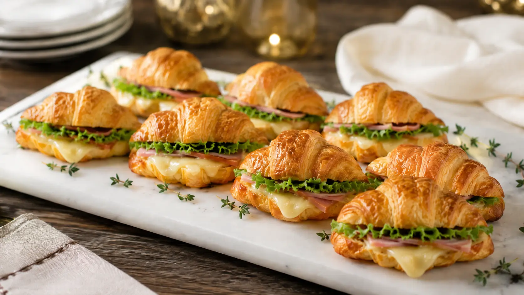 Croissant de Jamón y Queso