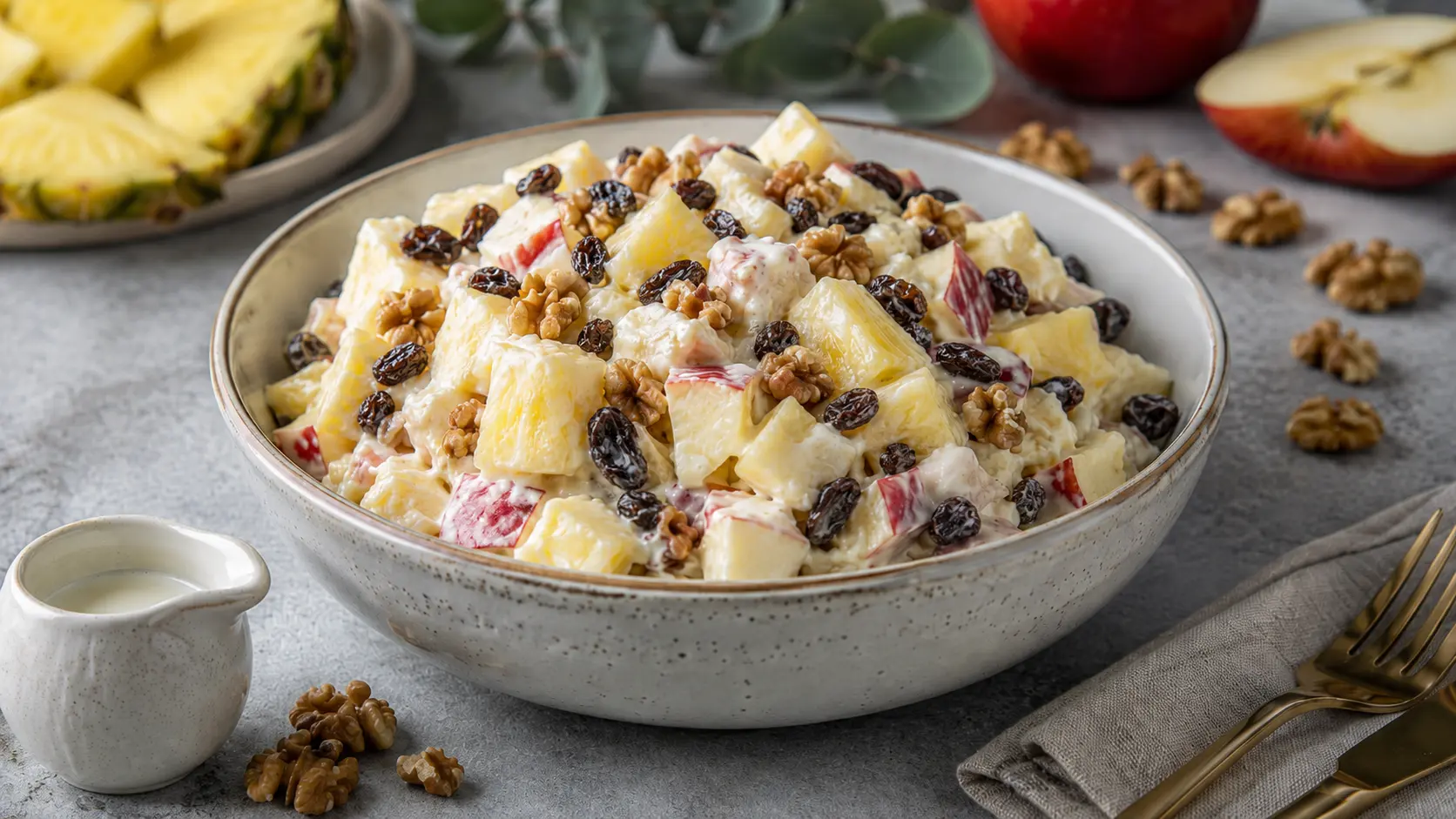 Ensalada de Piña y Manzana