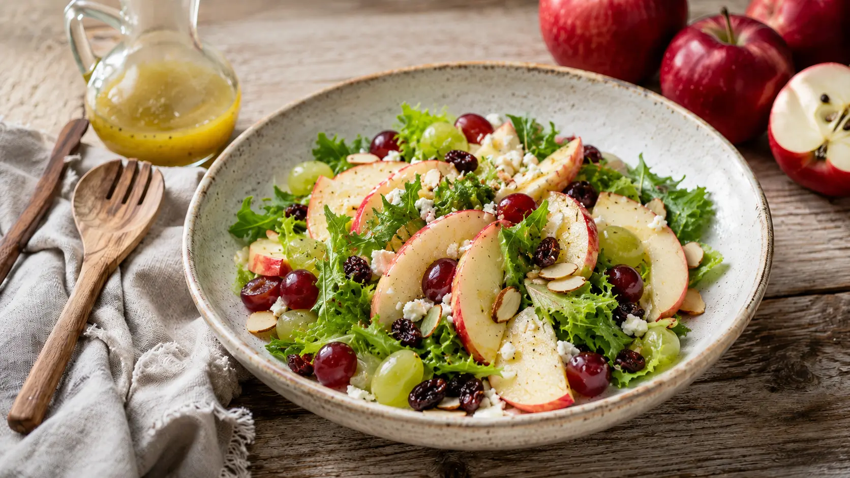 Ensalada de Manzanas Rojas