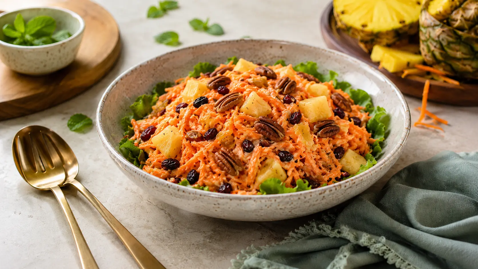Ensalada de Zanahoria y Piña