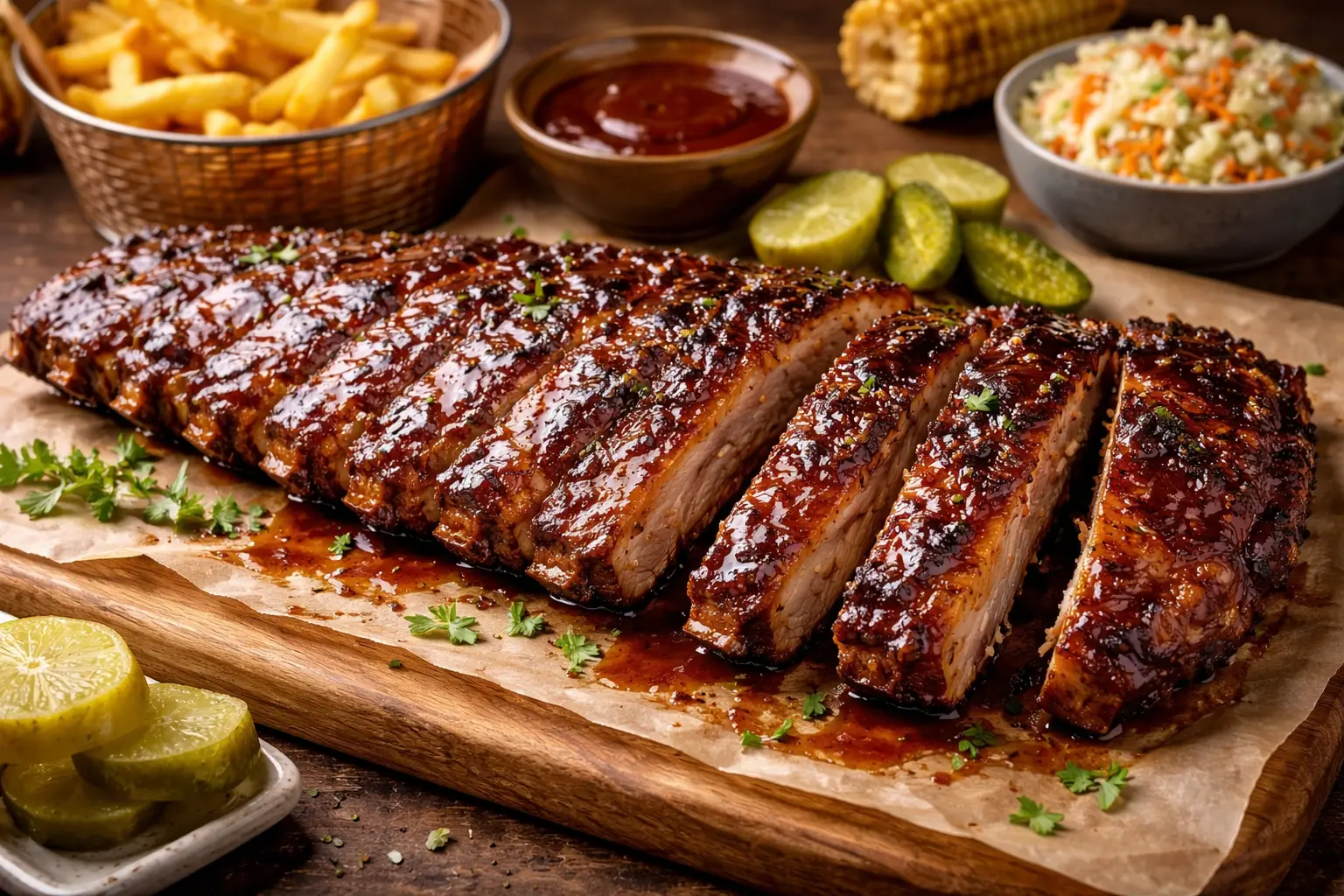 Costillas a la Barbecue